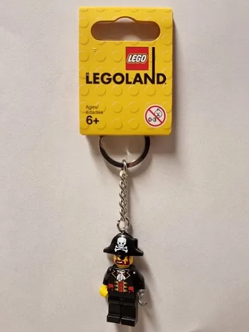 Pirate Captain Brickbeard Key Chain - Standard Legs