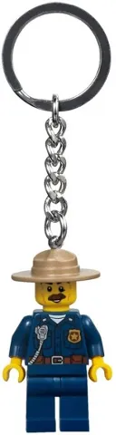 City Mountain Police Key Chain