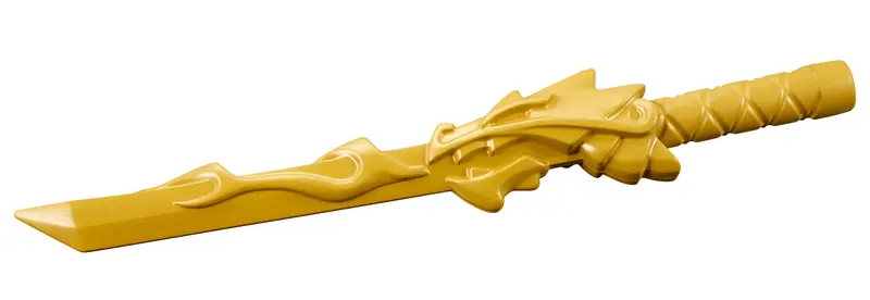 Sword, NINJAGO Sword of Fire, Gold, Foam
