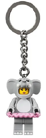Elephant Girl Key Chain