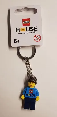 LEGO House Woman Key Chain