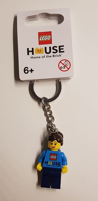 LEGO House Woman Key Chain
