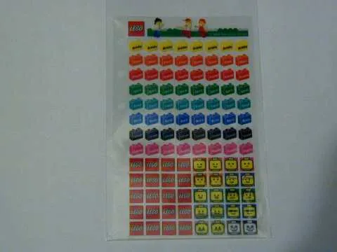 Sticker Sheet, Lego Organizer Sheet A