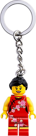 China Flower Girl Key Chain