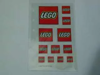 Sticker Sheet, Lego Logo Sheet
