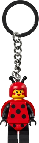 Lady Bug Girl Key Chain
