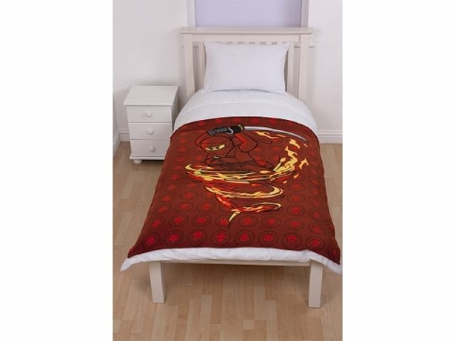 Bedding, Fleece Blanket Polyester (120 x 150 cm) - NINJAGO