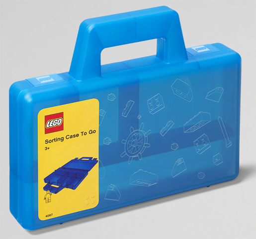 Sorting Box / Storage Case - Sorting Case To Go, Trans-Dark Blue (4087)