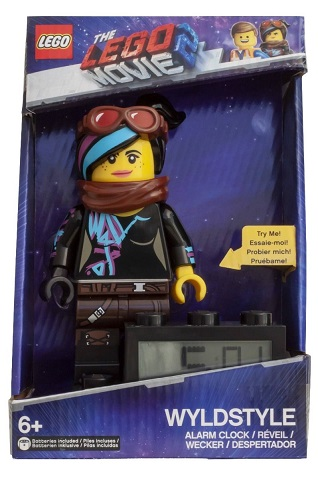 Digital Clock, The LEGO Movie 2 Wyldstyle Figure Alarm Clock