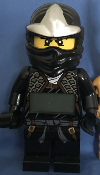 Digital Clock, NINJAGO Cole ZX Figure Alarm Clock