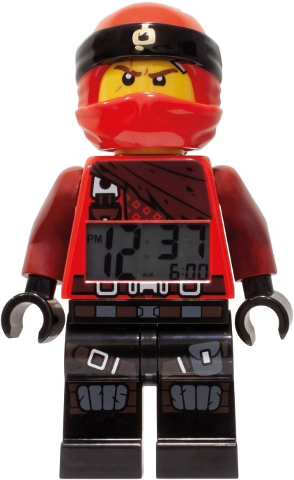 Digital Clock, NINJAGO Kai (Hunted, Dragon Master) Figure Alarm Clock