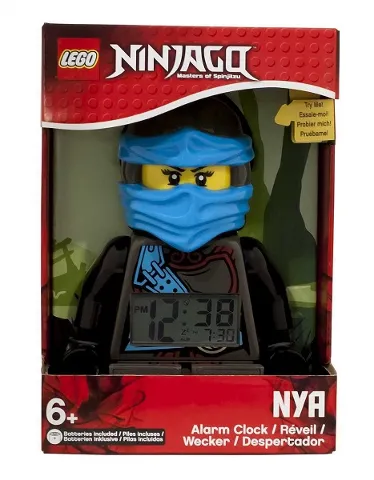 Digital Clock, NINJAGO Nya (The Hands of Time) Figure Alarm Clock