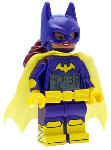 Digital Clock, Batgirl Figure Alarm Clock, The LEGO Batman Movie