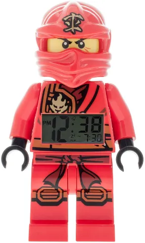 Digital Clock, NINJAGO Kai (Tournament of Elements, Jungle Robe) Figure Alarm Clock