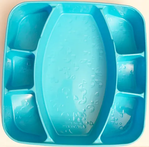 Dots Sorting Tray - 7 Compartment Small, Bottom