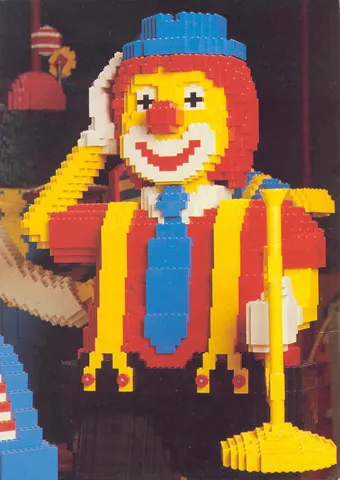 Postcard - Lego World Show - Circus Clown
