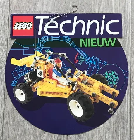 Display Sign Hanging, Technic Sets 8850 and 8840, Double-Sided
