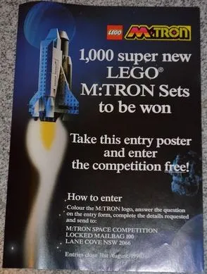 Competition Form for Winning M:Tron Sets (921604-AUS)