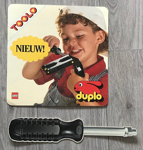 Display Sign Hanging, Duplo TOOLO with Screwdriver, Two-Part, Double-Sided