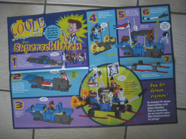 1997 Lego World Club Germany Poster Wintertime (923.711-D)