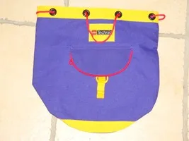 Tote Bag, Nylon Drawstring Swim Gear, LEGO Technic Logo Pattern