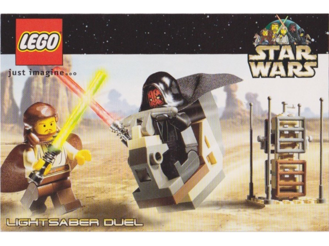 Postcard - Star Wars Set 7101 Lightsaber Duel