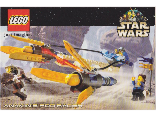 Postcard - Star Wars Set 7131 Anakin's Pod Racer
