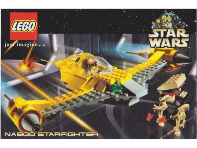 Postcard - Star Wars Set 7141 Naboo Fighter