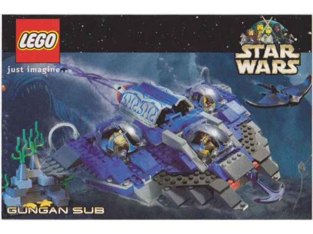 Postcard - Star Wars Set 7161 Gungan Sub