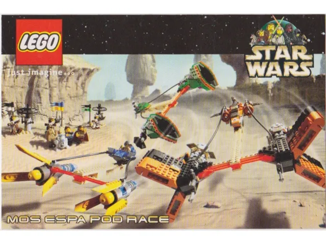 Postcard - Star Wars Set 7171 Mos Espa Pod Race