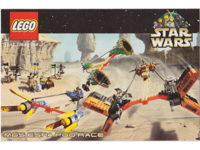 Postcard - Star Wars Set 7171 Mos Espa Pod Race