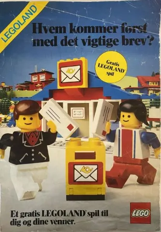 Hvem kommer først med det vigtige brev? Board Game (93.290-DK)