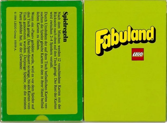 Fabuland Memory Card Game - Austrian Version