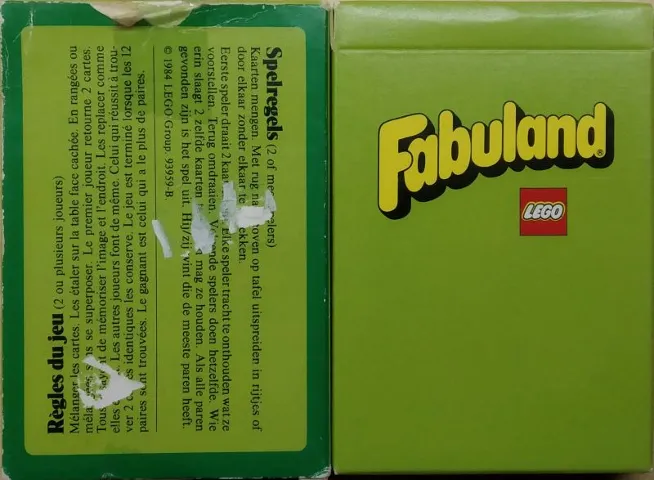 Fabuland Memory Card Game - Belgian Version