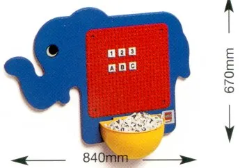 Playpoint Elephant Wall Board