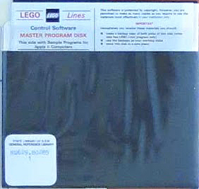 Education LEGO Lines Control Software Master Program Disk (Apple II Version)