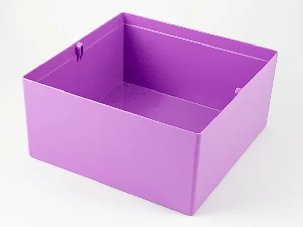 Storage Brick 2 x 2 Base with 2 Inside Supports for Lid Attachment