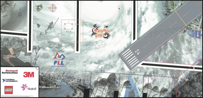 Playmat, FIRST LEGO League (FLL) - Set 9664 Nature's Fury (6056430)