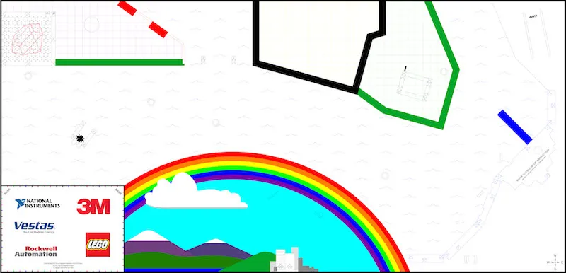 Playmat, FIRST LEGO League (FLL) - Set  9699 Climate Connections