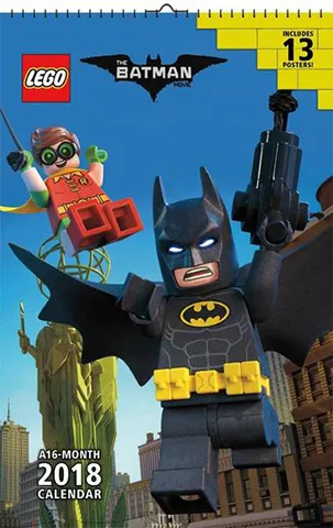 Calendar, 2018 The LEGO Batman Movie, Large
