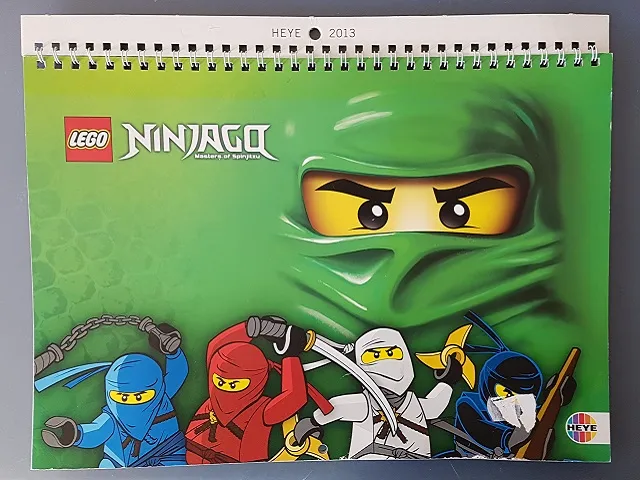 Calendar, 2013 NINJAGO Masters of Spinjitzu, Spiral Date Book