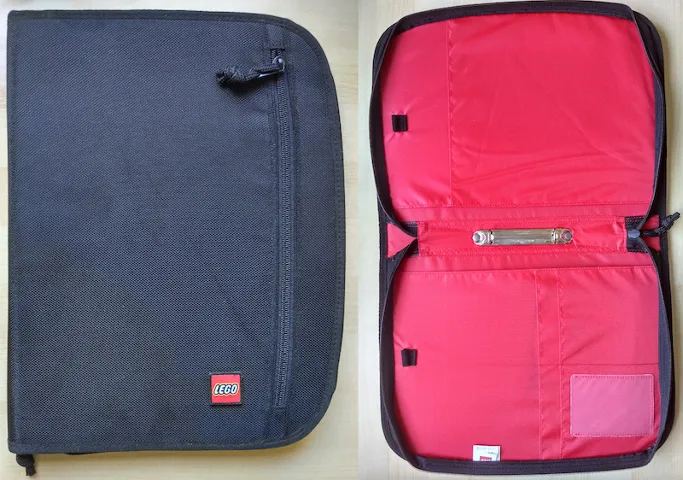 Binder, 2 Ring Zipper Case with LEGO Logo