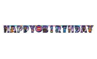 Party Banner - The Lego Movie 2 - Happy Birthday