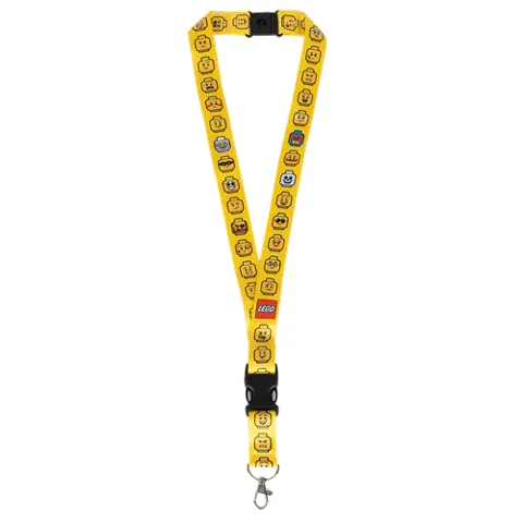 Lanyard with Minifigure Heads Pattern