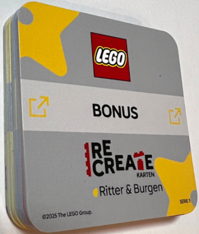 ReCreate Karten - Ritter & Burgen Activity Cards (German) (Pack of 30 Cards + 2 Bonus Cards and Instructions)