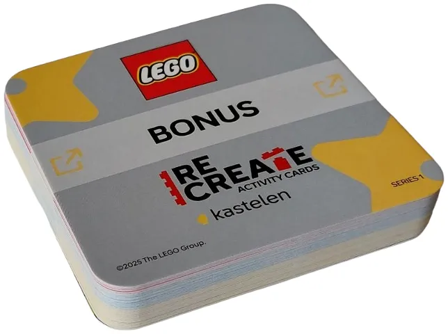 ReCreate Activity Cards - Kastelen - Series 1 (Dutch) (Pack of 30 Cards + 1 Bonus Card and Instructions)