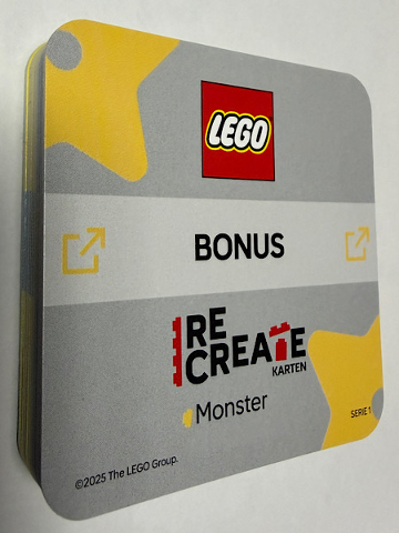 ReCreate Karten - Monster (German) (Pack of 30 Cards + 1 Bonus Card and Instructions)