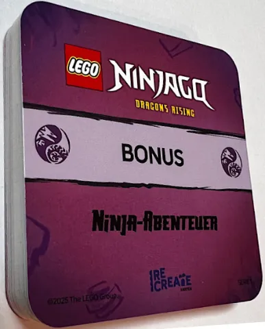 ReCreate Karten - Ninja-Abenteuer Activity Cards (German) (Pack of 30 Cards + 2 Bonus Cards and Instructions)