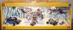 Display Assembled Set, Large Plastic Case Light and Sound with Alpha Team Arctic (shows 4742, 4743, 4744, 4745, 4746, 4748)