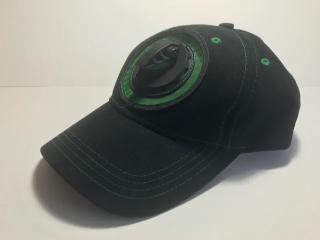 Ball Cap, Bionicle Green Circular Pattern, Adjustable (Adult Size)